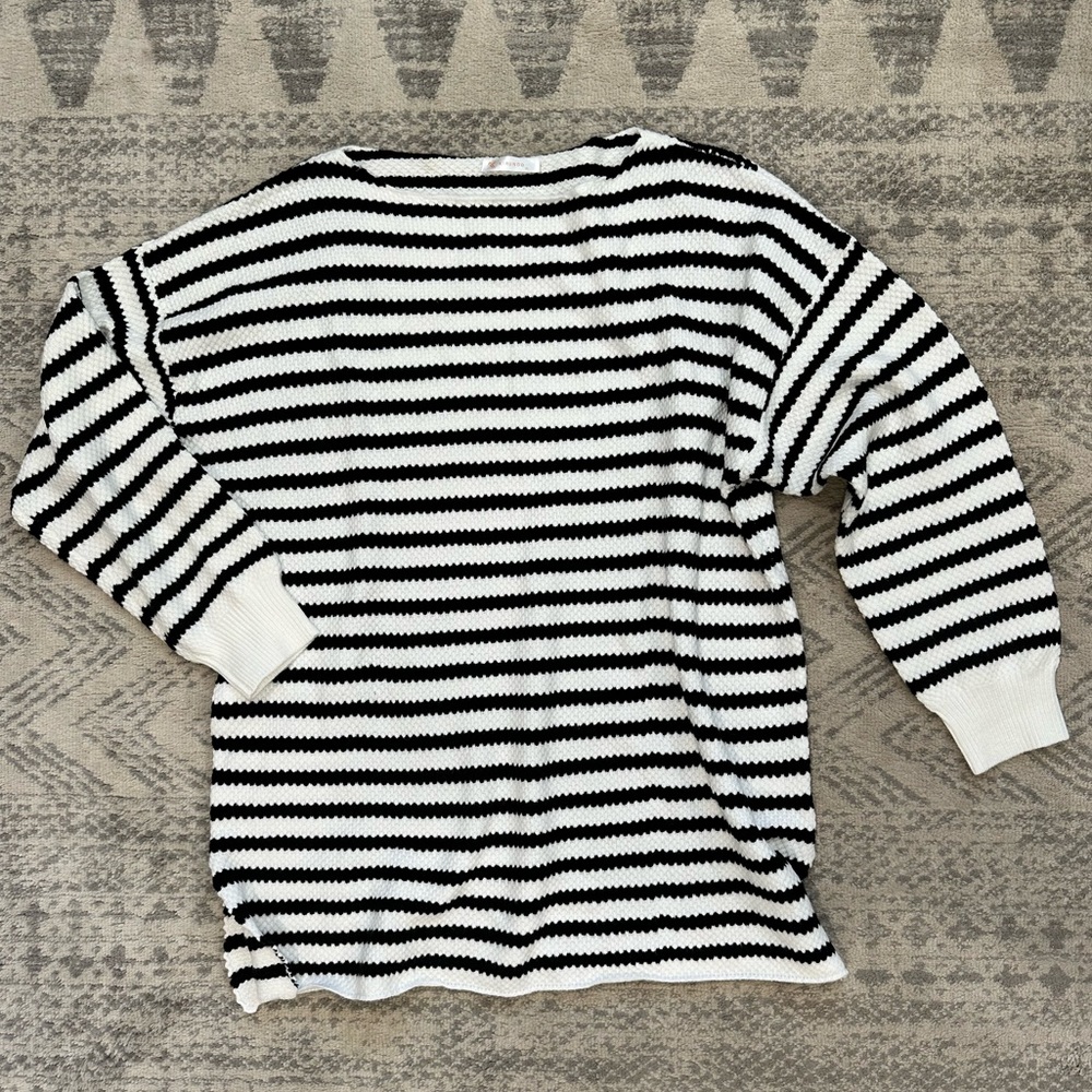 Striped Cozy Knit Sweater